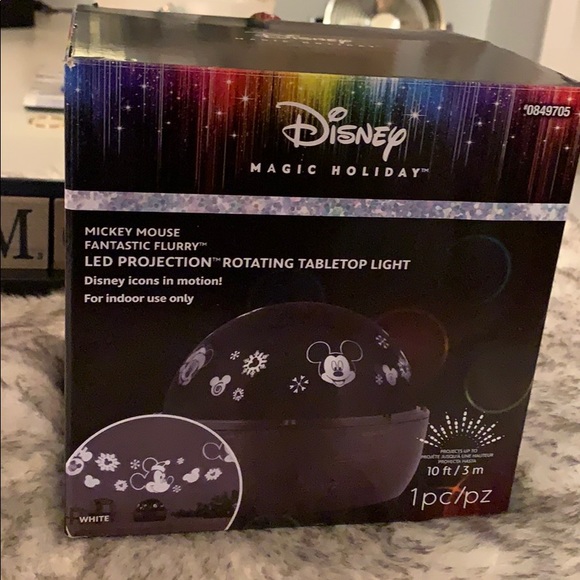 Disney Other - EUC Mickey Mouse Fantastic Flurry LED Projection